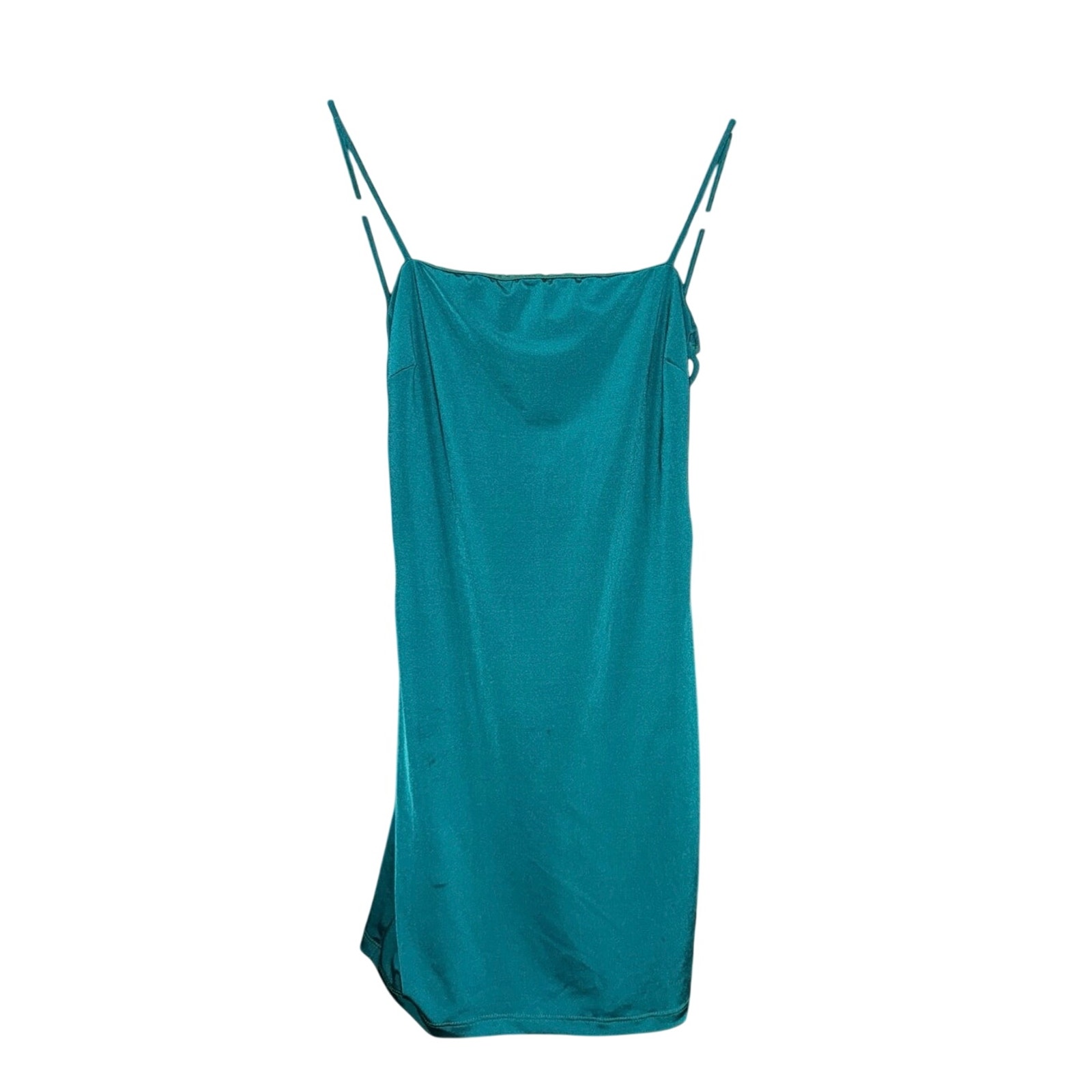 Windsor Emerald Green Open Back Bodycon Mini Dress Size Small Spaghetti Strap